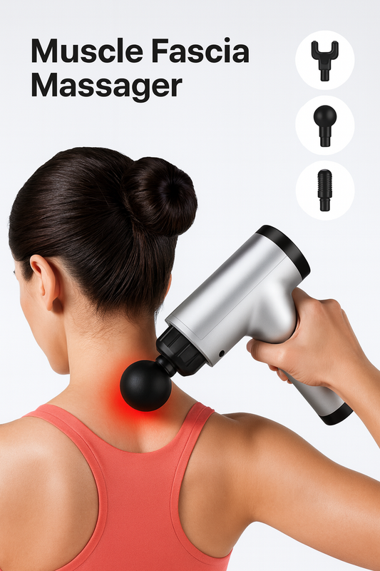 Silent High-Power Body Massager Gun | Back, Neck, Shoulder & Leg Pain Relief | Portable Muscle Booster for Gym & Home