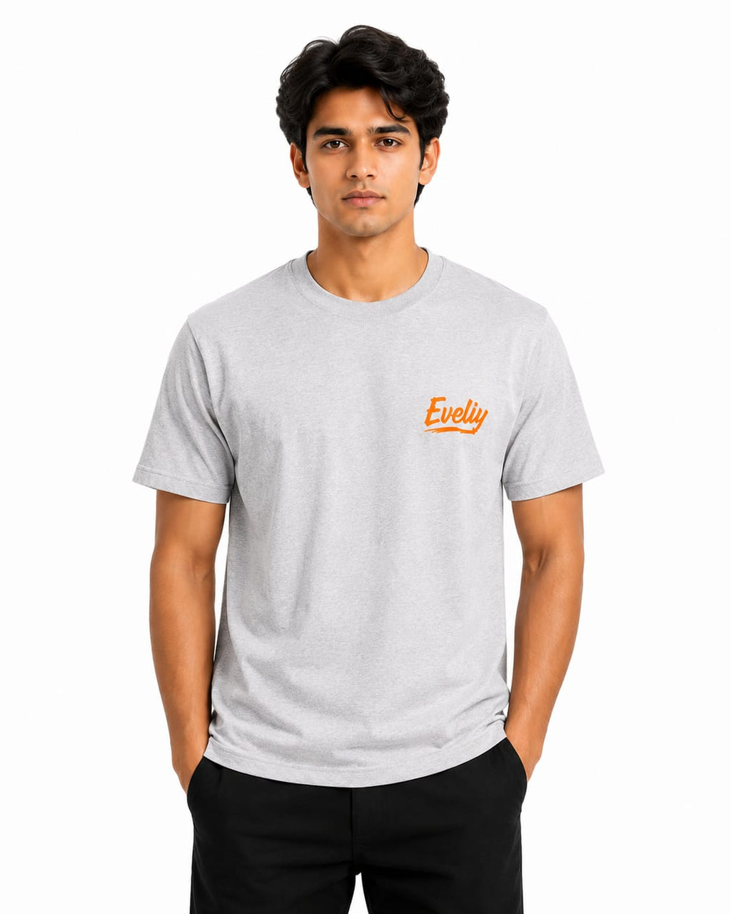 EVELIY Everyday Cotton Regular Fit Unisex Tee