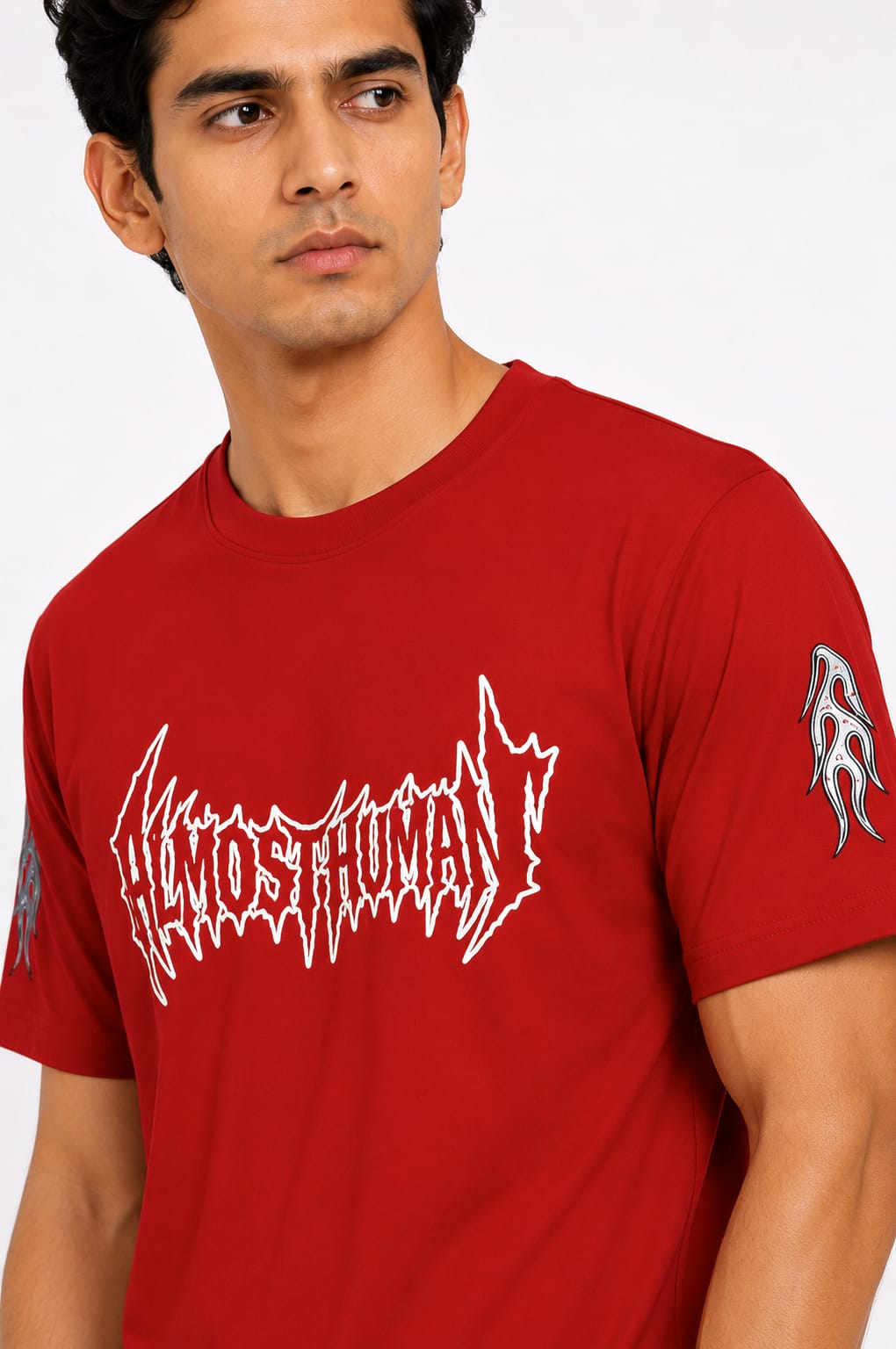 EVELIY Premium Crocodile Graphic T-Shirt for Men | Regular Fit Round Neck Cotton Casual Wear