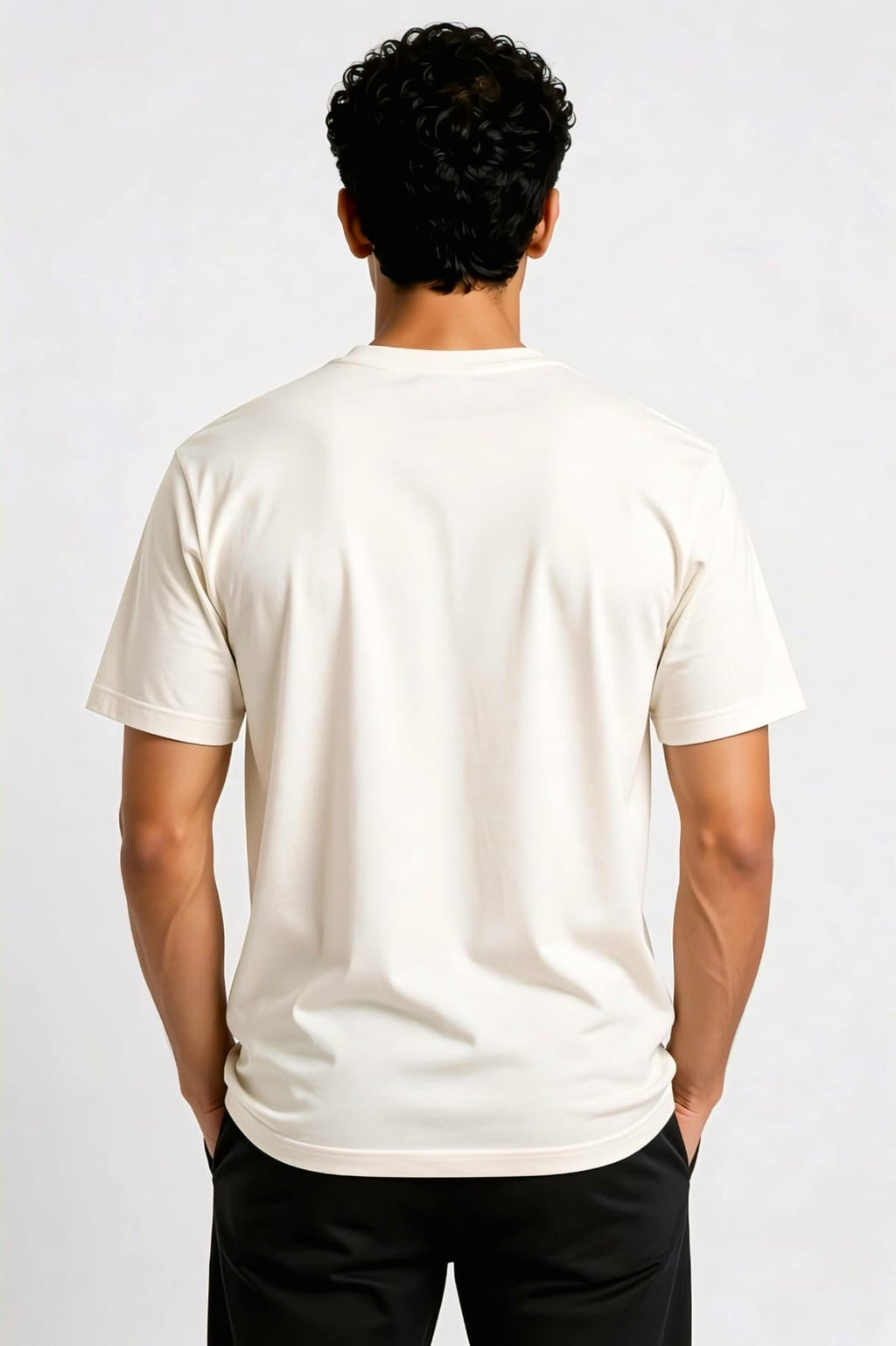 EVELIY Unisex Cotton Regular Fit T-Shirt | Casual Round Neck Tee