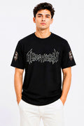 EVELIY Premium Crocodile Graphic T-Shirt for Men | Regular Fit Round Neck Cotton Casual Wear
