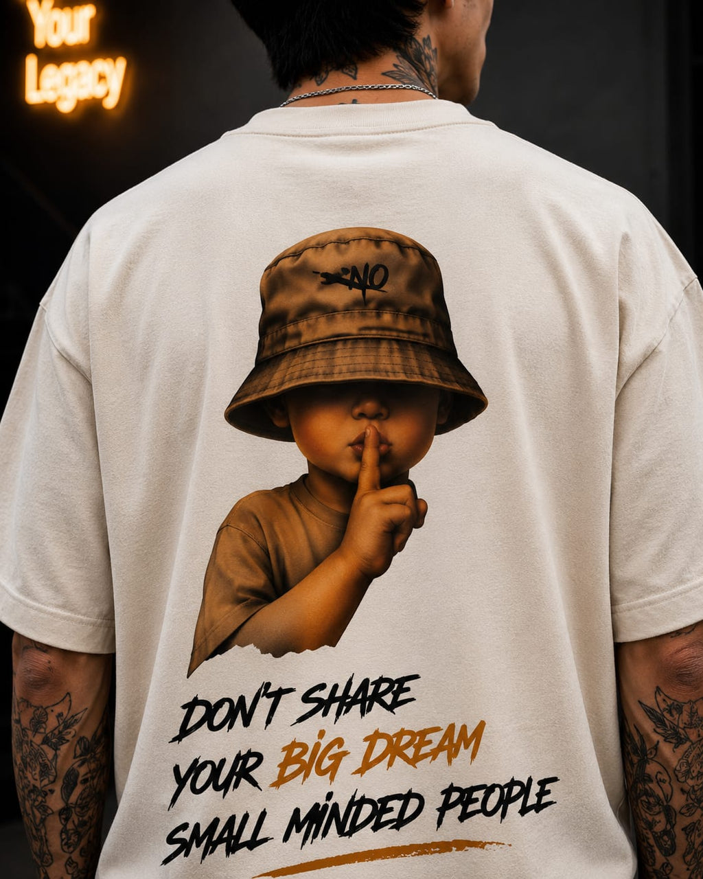 Eveliy Oversized Graphic T-Shirt for Men | Streetwear Printed Cotton Tee