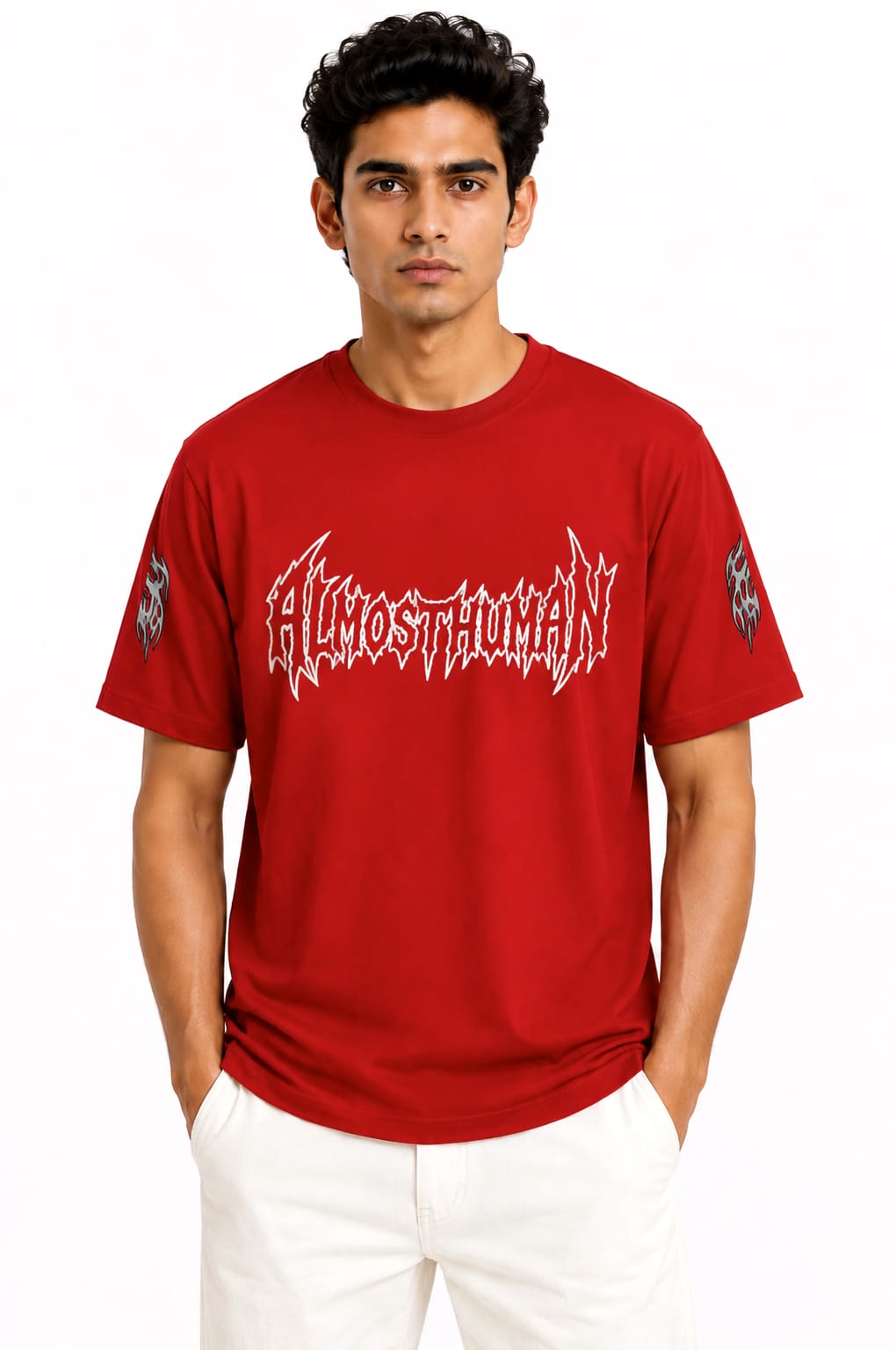 EVELIY Premium Crocodile Graphic T-Shirt for Men | Regular Fit Round Neck Cotton Casual Wear