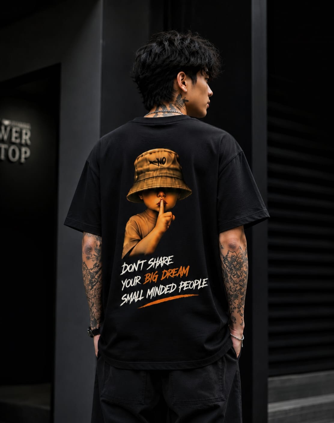 Eveliy Oversized Graphic T-Shirt for Men | Streetwear Printed Cotton Tee