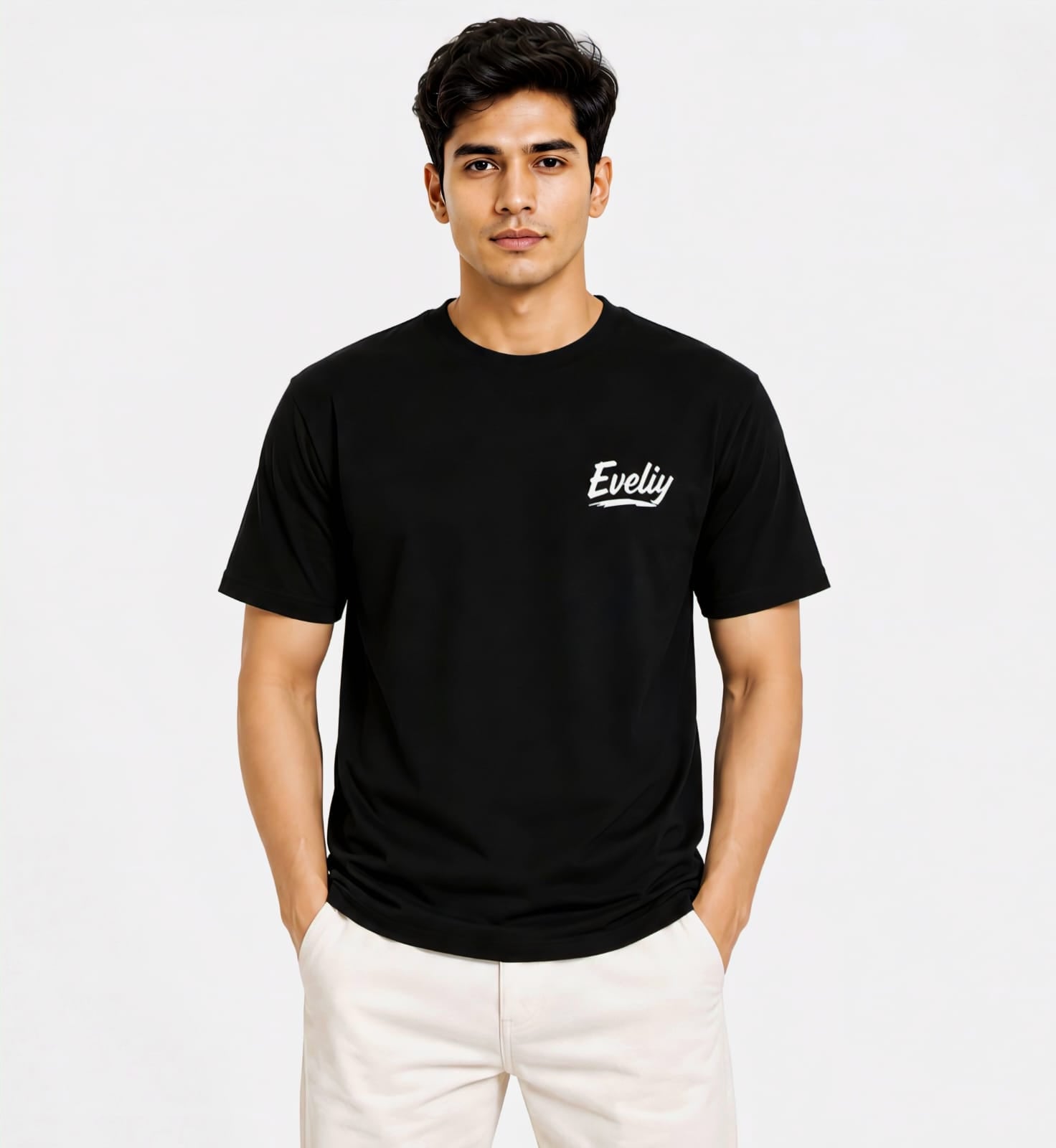 EVELIY Crocodile Graphic Cotton T-Shirt | Premium Regular Fit Round Neck Casual Tee for Men & Women