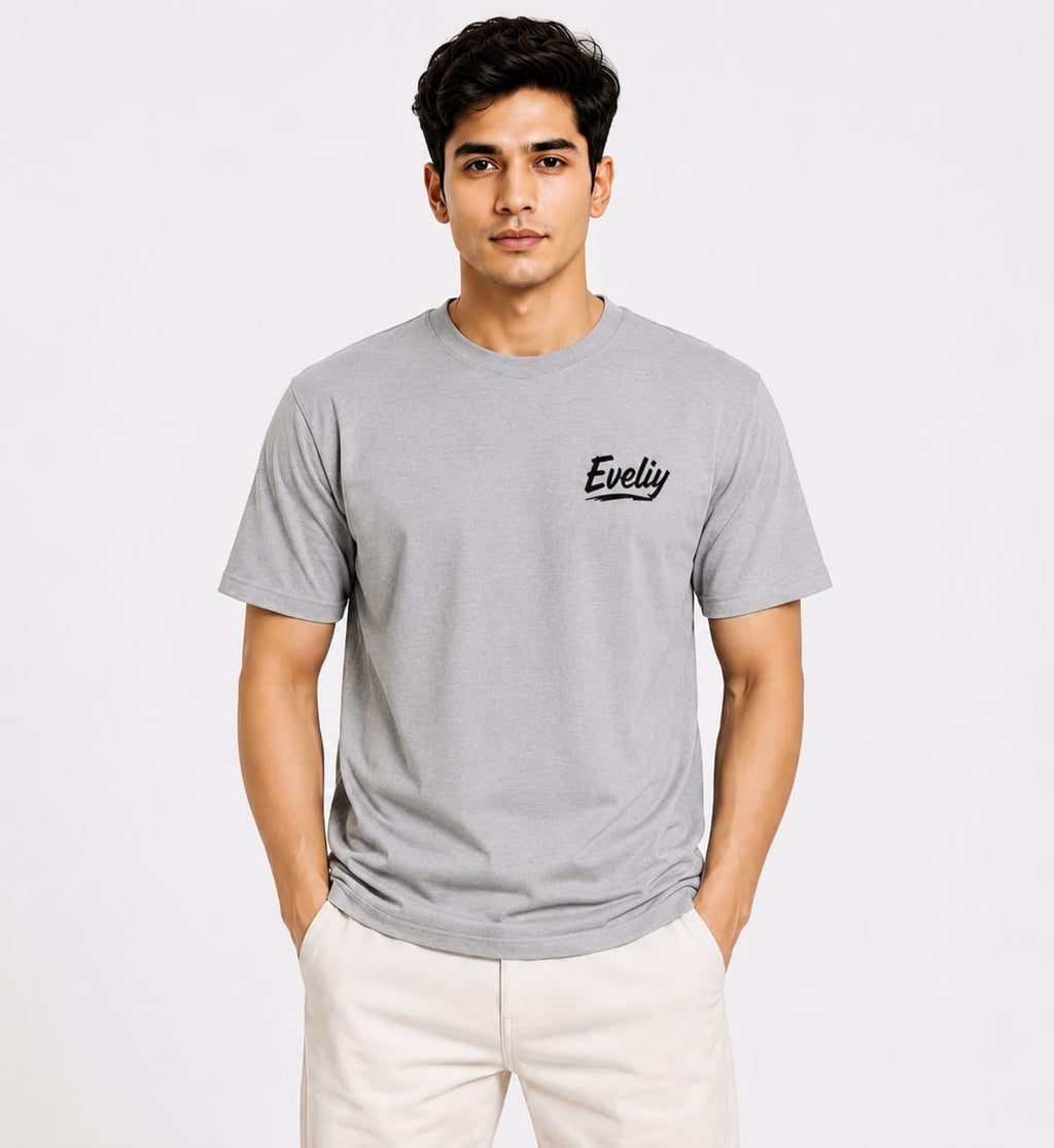 EVELIY Crocodile Graphic Cotton T-Shirt | Premium Regular Fit Round Neck Casual Tee for Men & Women