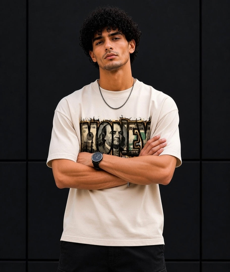 Men's Regular Fit Back Print T-Shirt
