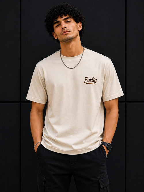 EVELIY Everyday Cotton Regular Fit Unisex Tee