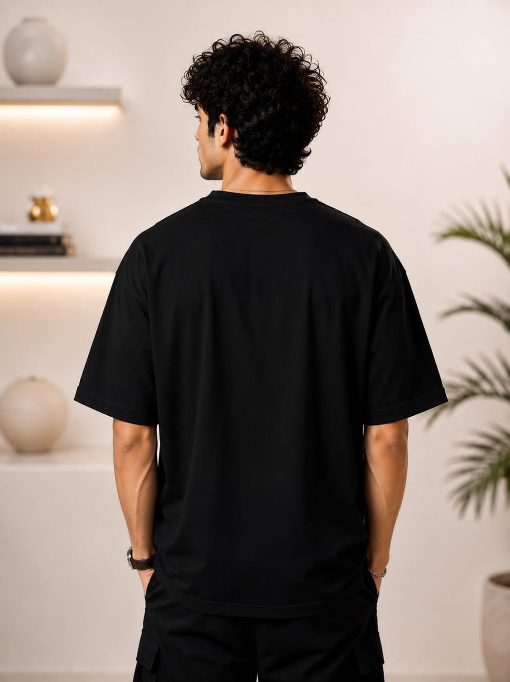 EVELIY Unisex Cotton Regular Fit T-Shirt | Casual Round Neck Tee