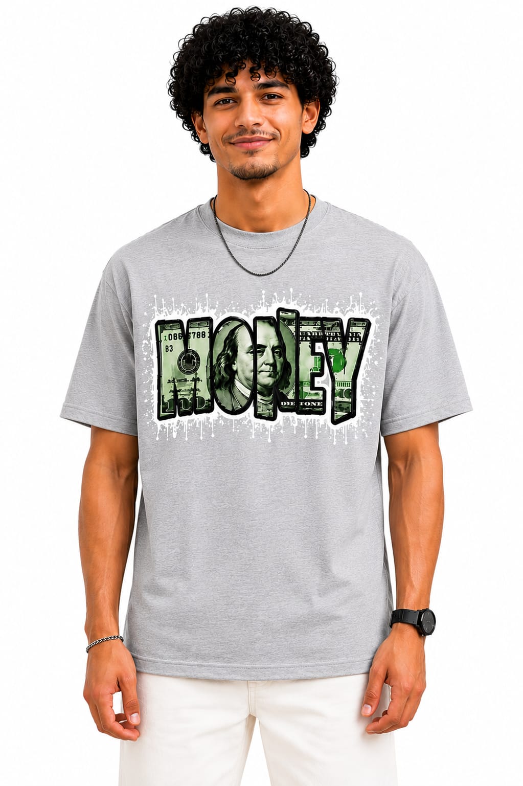 Men's Regular Fit Back Print T-Shirt