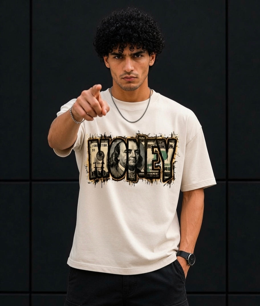 Men's Regular Fit Back Print T-Shirt