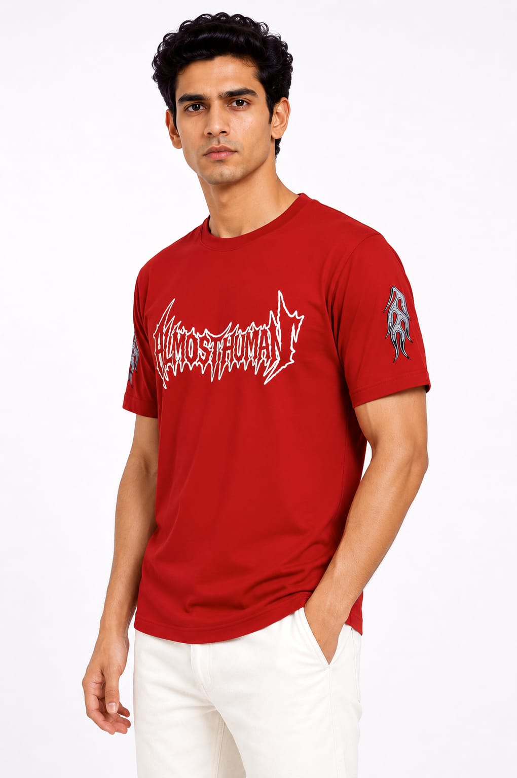 EVELIY Premium Crocodile Graphic T-Shirt for Men | Regular Fit Round Neck Cotton Casual Wear