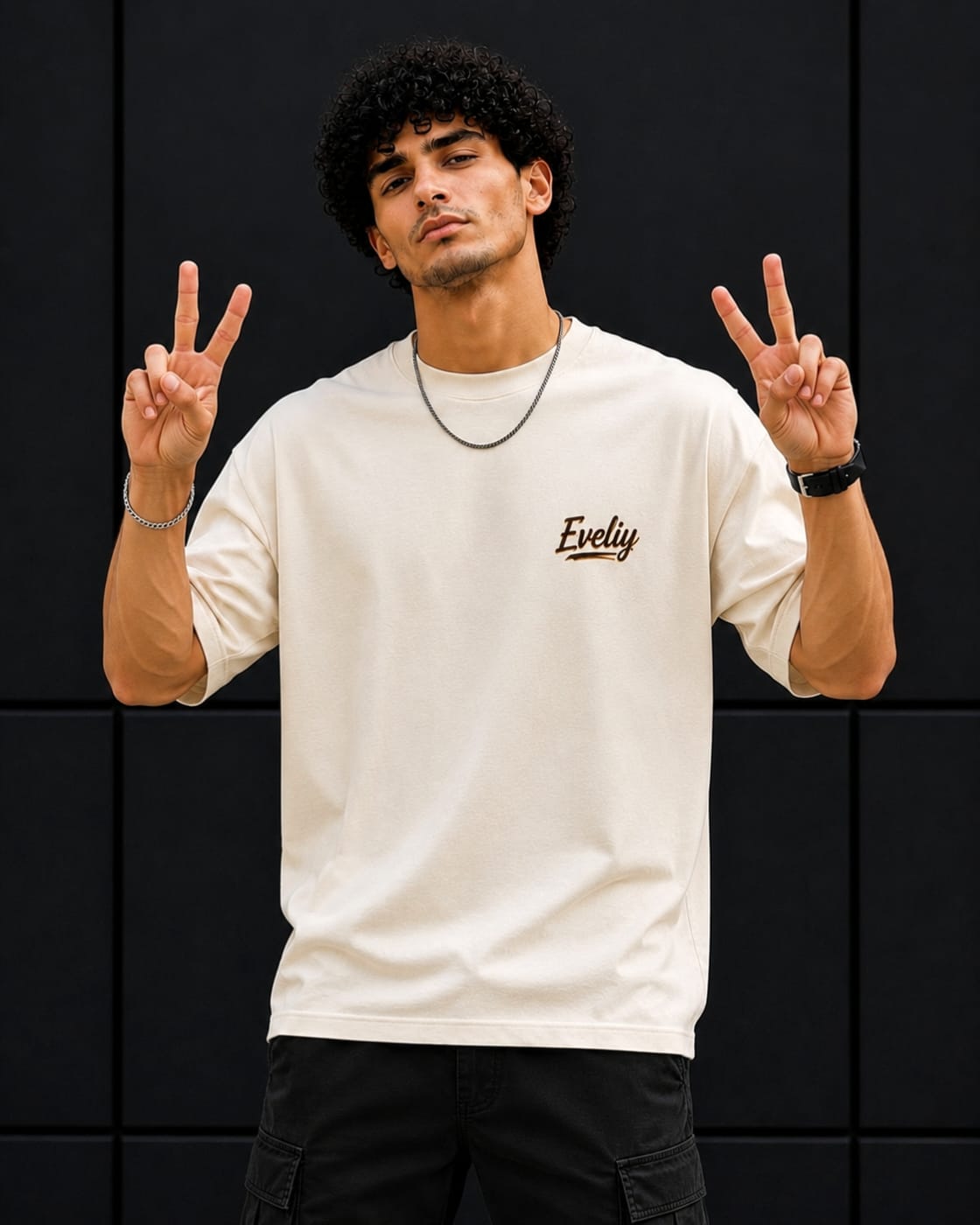 EVELIY Everyday Cotton Regular Fit Unisex Tee