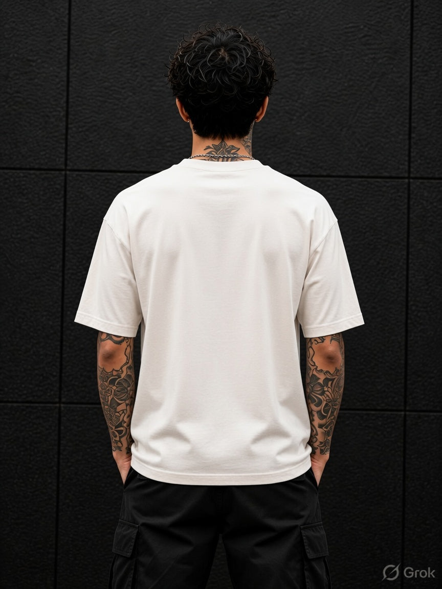 Men's Regular Fit Back Print T-Shirt