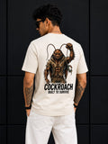 EVELIY Crocodile Graphic Cotton T-Shirt | Premium Regular Fit Round Neck Casual Tee for Men & Women