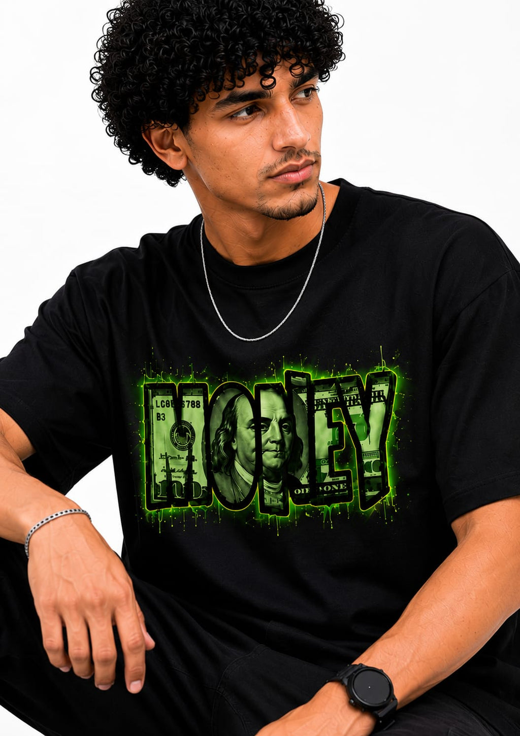 Men's Regular Fit Back Print T-Shirt