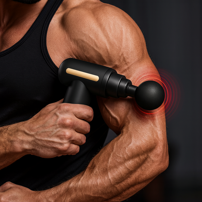 Silent High-Power Body Massager Gun | Back, Neck, Shoulder & Leg Pain Relief | Portable Muscle Booster for Gym & Home