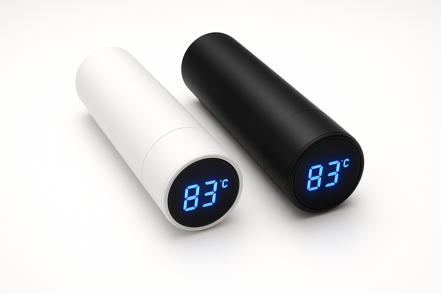 Smart Temperature Display Water Bottle | Stainless Steel Vacuum Insulated Hot &amp; Cold Flask | 500ml Leak-Proof Thermos Bottle for Office, Gym, Travel