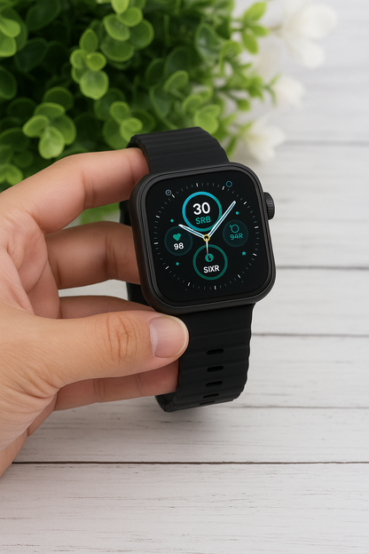 Premium Smartwatch with Bluetooth Calling | 1.85" HD Display, Fitness Tracker, Waterproof, Heart Rate & SpO₂ Monitoring | Compatible with Android & iOS