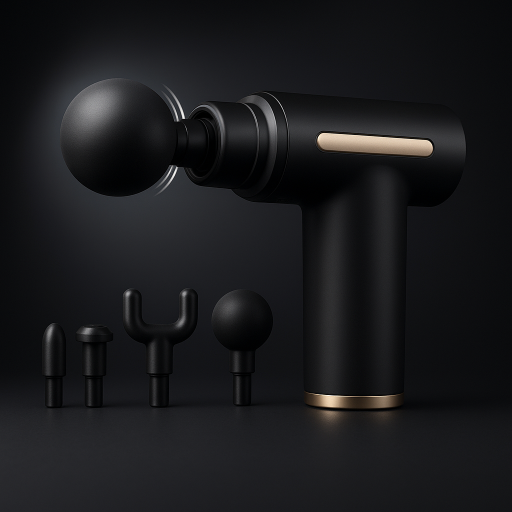 Silent High-Power Body Massager Gun | Back, Neck, Shoulder & Leg Pain Relief | Portable Muscle Booster for Gym & Home