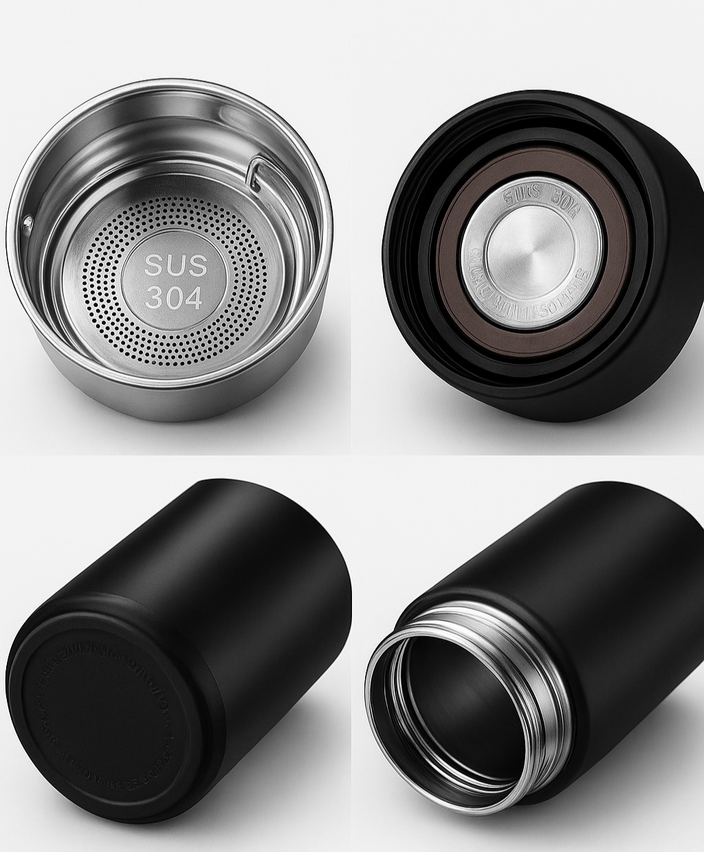 Smart Temperature Display Water Bottle | Stainless Steel Vacuum Insulated Hot &amp; Cold Flask | 500ml Leak-Proof Thermos Bottle for Office, Gym, Travel