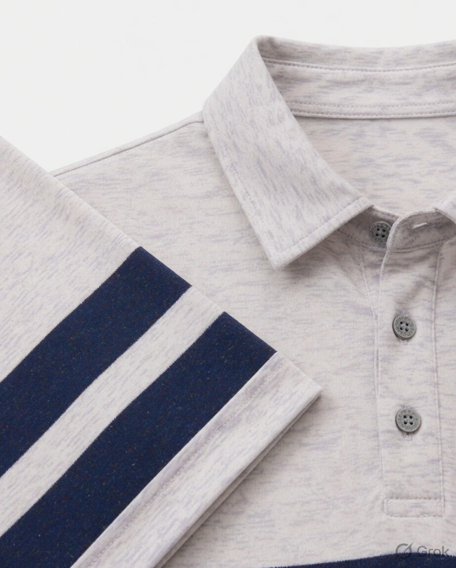 Men’s Premium Polo T-Shirt Cotton Blend | Stylish Striped Casual T-Shirt for Men | Comfortable Summer Wear