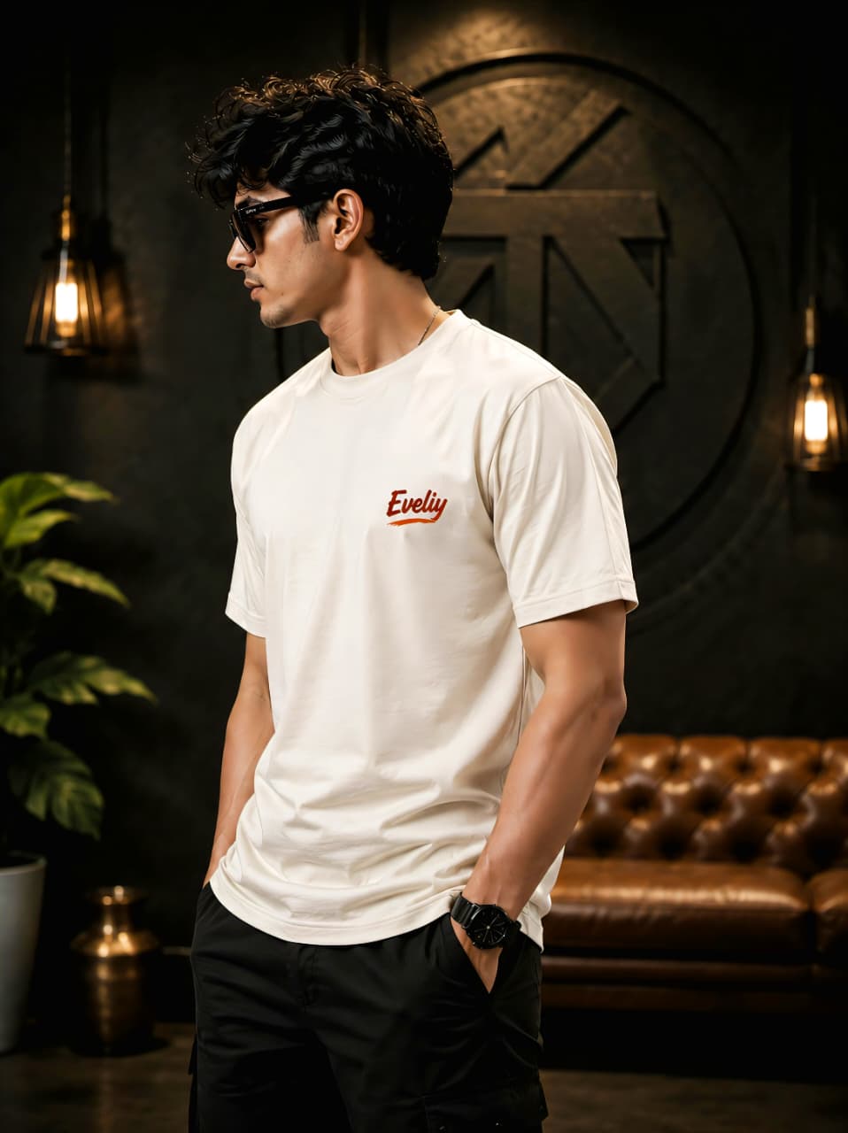 Cockroach Janata Party Oversized T-Shirt for Men | Main Bhi Member Hu Back Print Streetwear Tee | EVELIY