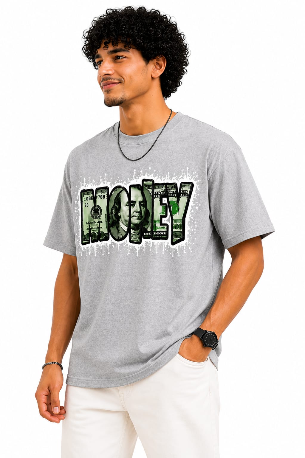 Men's Regular Fit Back Print T-Shirt