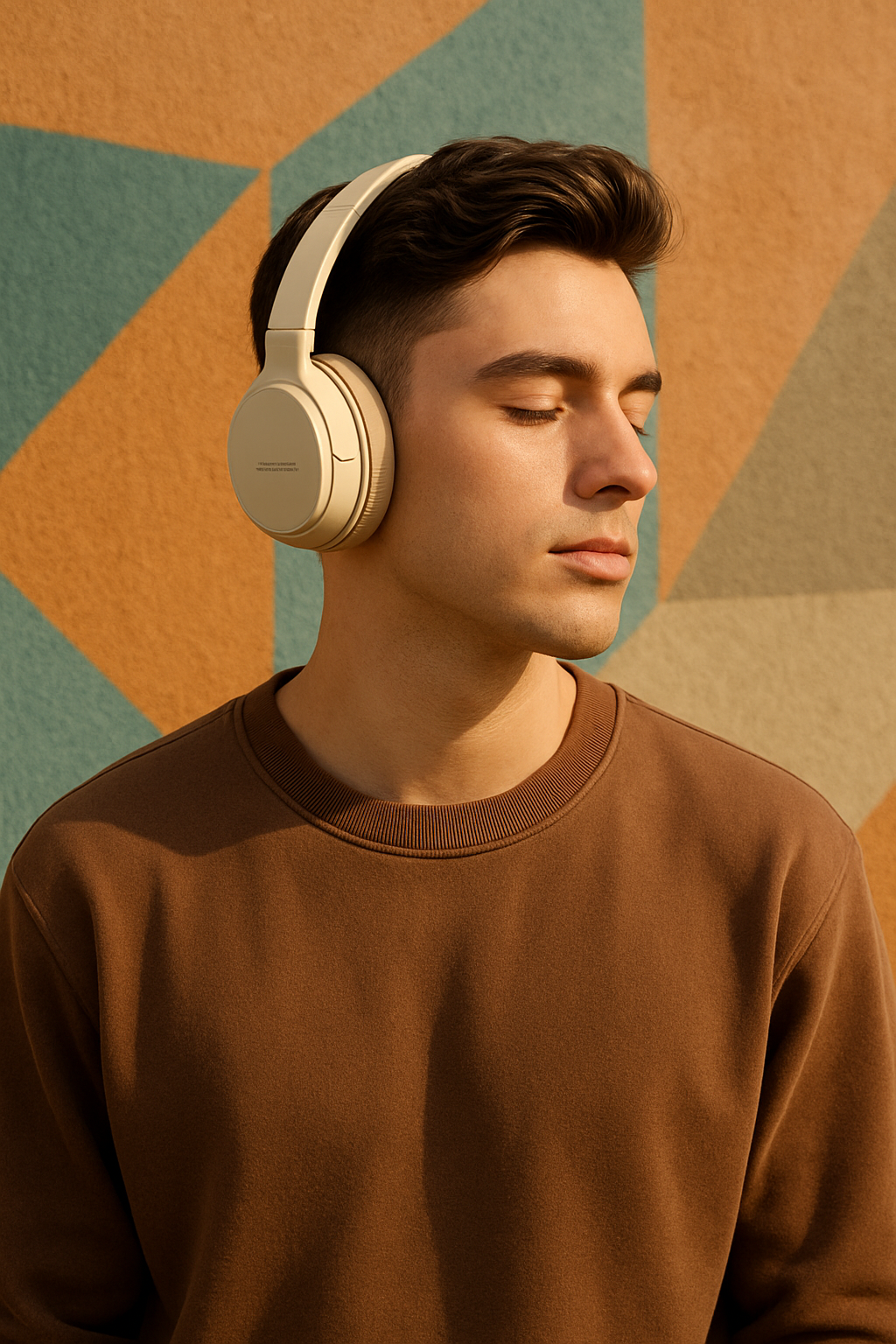 Eveliy HS12 Wireless Headphones for Music with Mic & Clear Calls Bluetooth