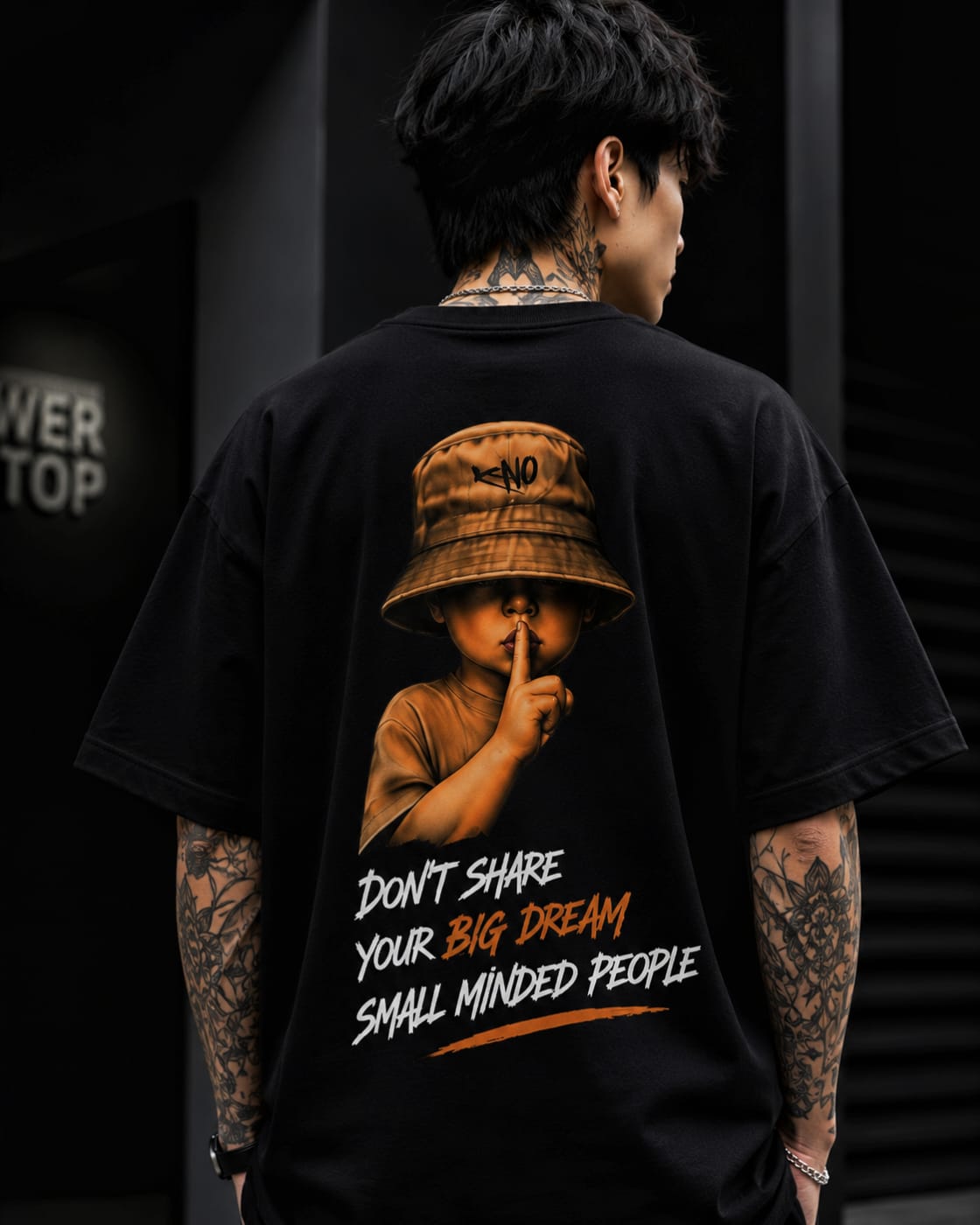 Eveliy Oversized Graphic T-Shirt for Men | Streetwear Printed Cotton Tee