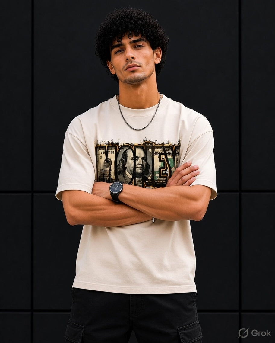 Men's Regular Fit Back Print T-Shirt