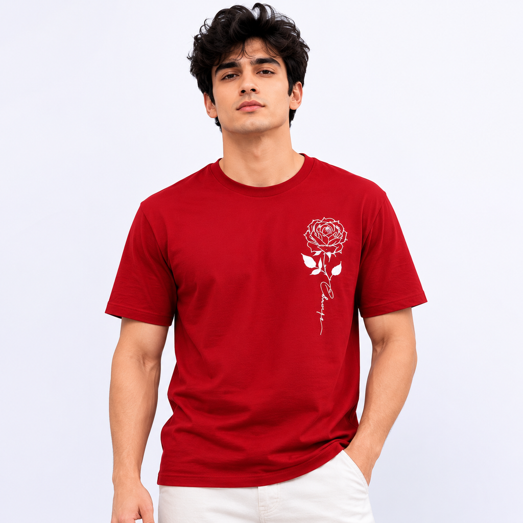 EVELIY Unisex Cotton Regular Fit T-Shirt | Casual Round Neck Tee