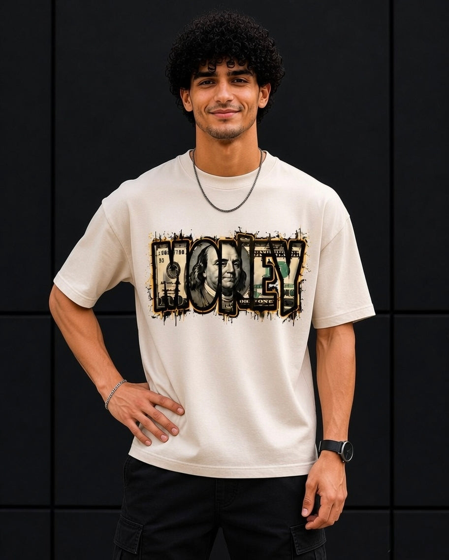 Men's Regular Fit Back Print T-Shirt