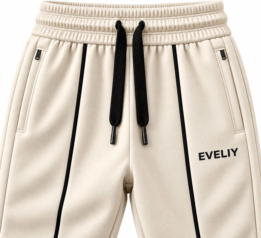 EVELIY 320 GSM Cotton Fleece Premium Tracksuit for Men