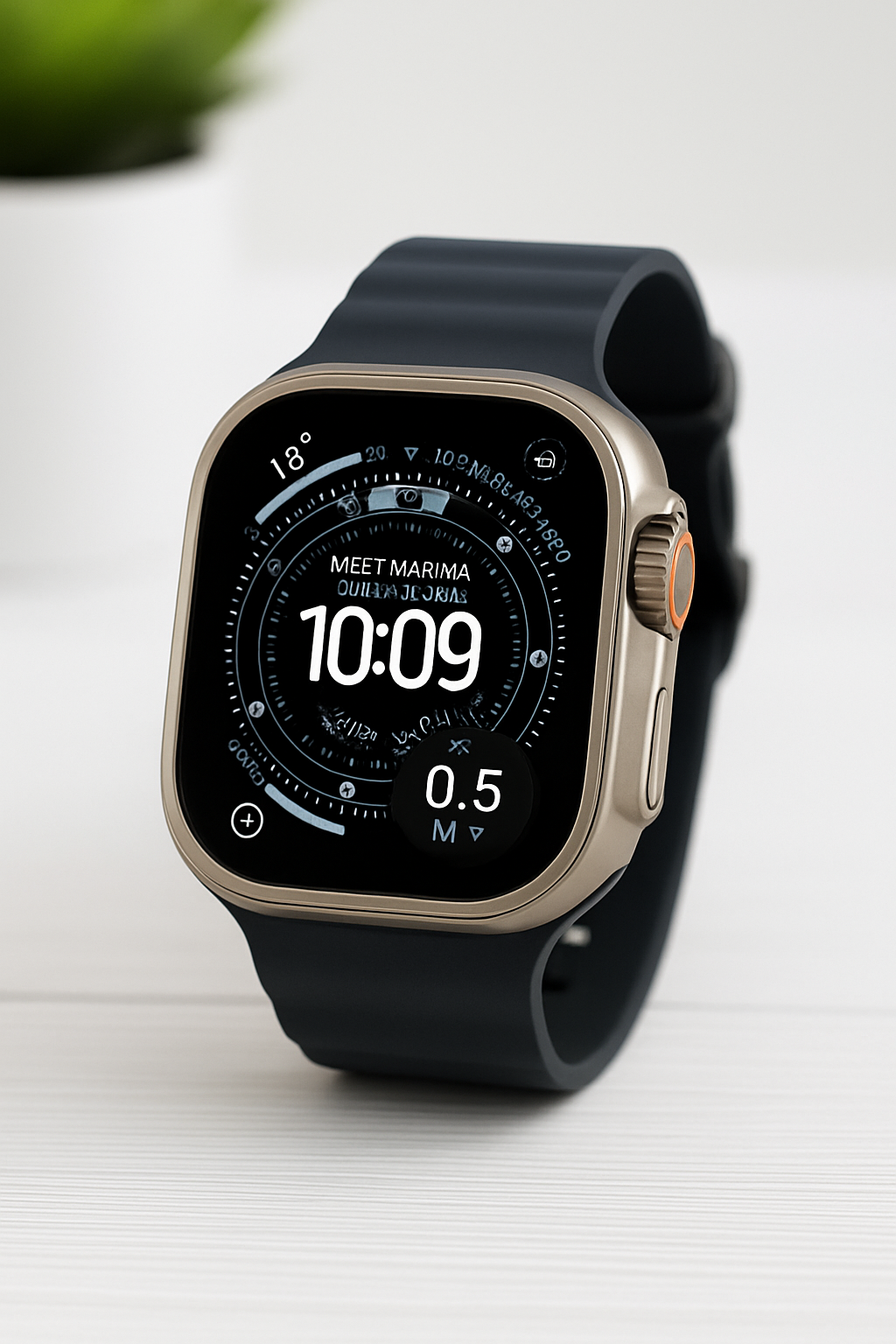 Premium Smartwatch with Bluetooth Calling | 1.85" HD Display, Fitness Tracker, Waterproof, Heart Rate & SpO₂ Monitoring | Compatible with Android & iOS