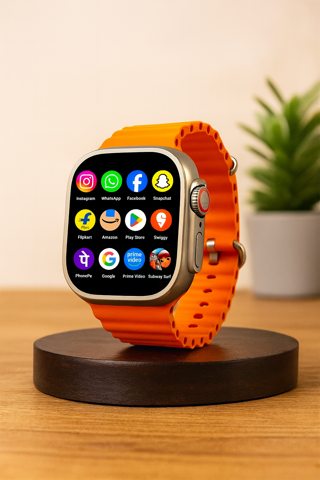 Eveliy T900 Ultra Smartwatch | HD Display, BT Calling, Fitness Tracker, Premium Look Smartwatch