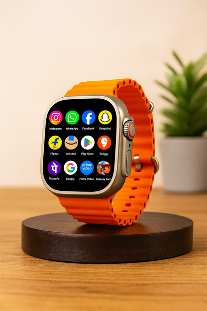 Eveliy T900 Ultra Smartwatch | HD Display, BT Calling, Fitness Tracker, Premium Look Smartwatch