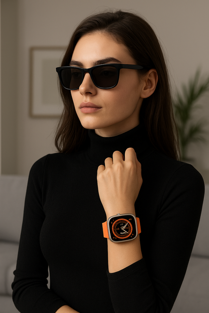 Premium Smartwatch with Bluetooth Calling | 1.85" HD Display, Fitness Tracker, Waterproof, Heart Rate & SpO₂ Monitoring | Compatible with Android & iOS