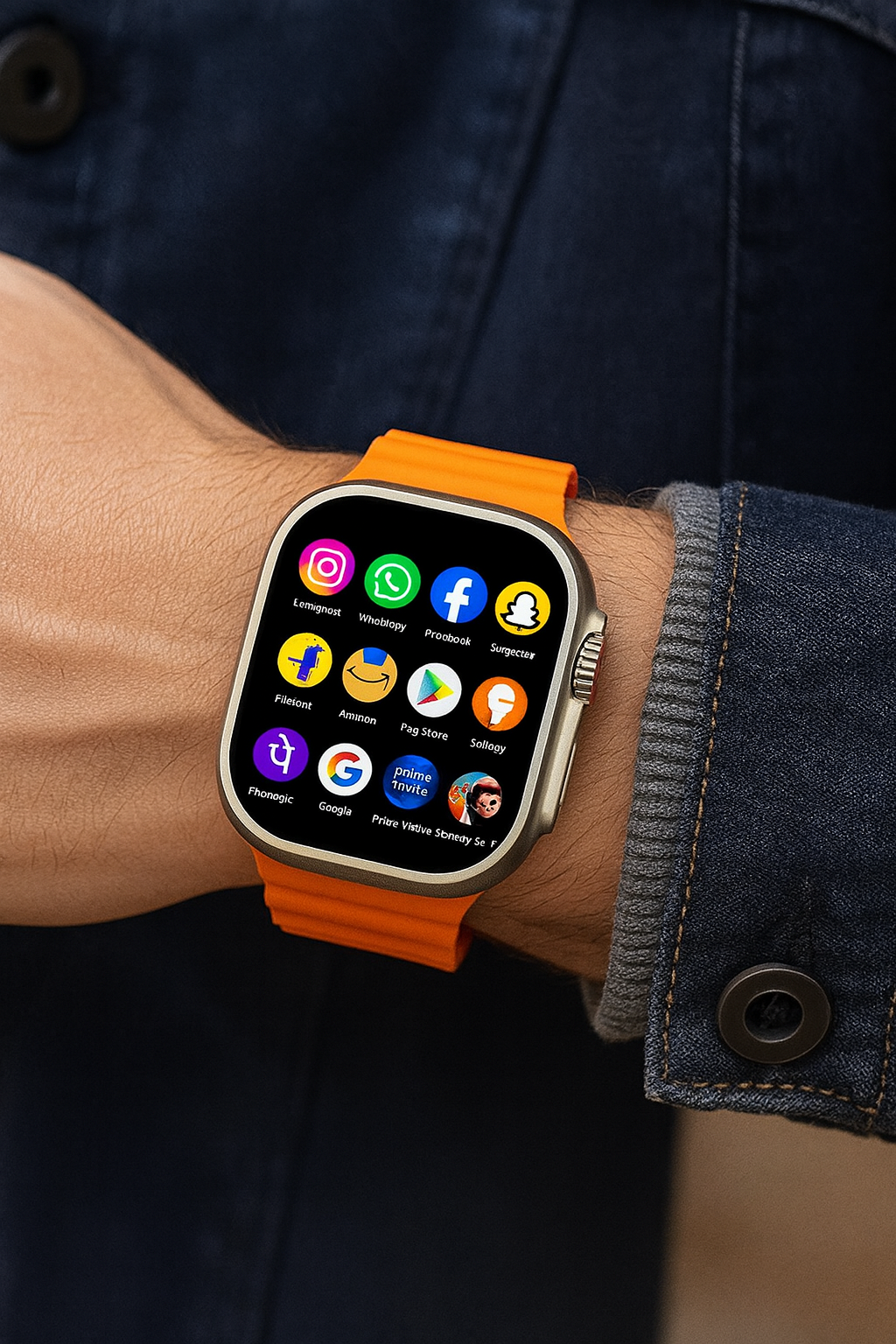 Eveliy T900 Ultra Smartwatch | HD Display, BT Calling, Fitness Tracker, Premium Look Smartwatch