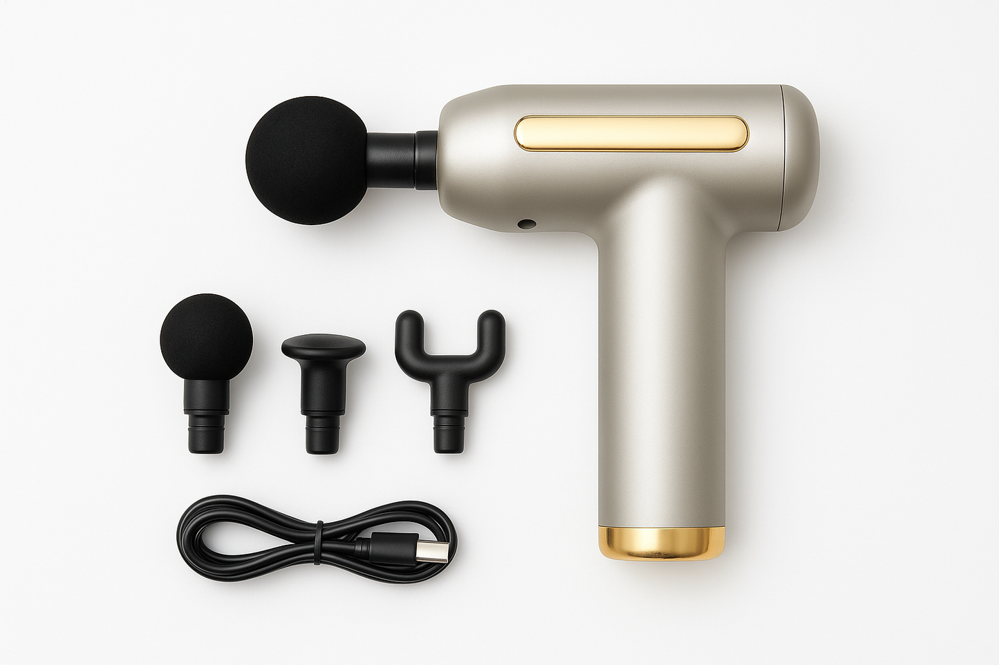 Silent High-Power Body Massager Gun | Back, Neck, Shoulder & Leg Pain Relief | Portable Muscle Booster for Gym & Home